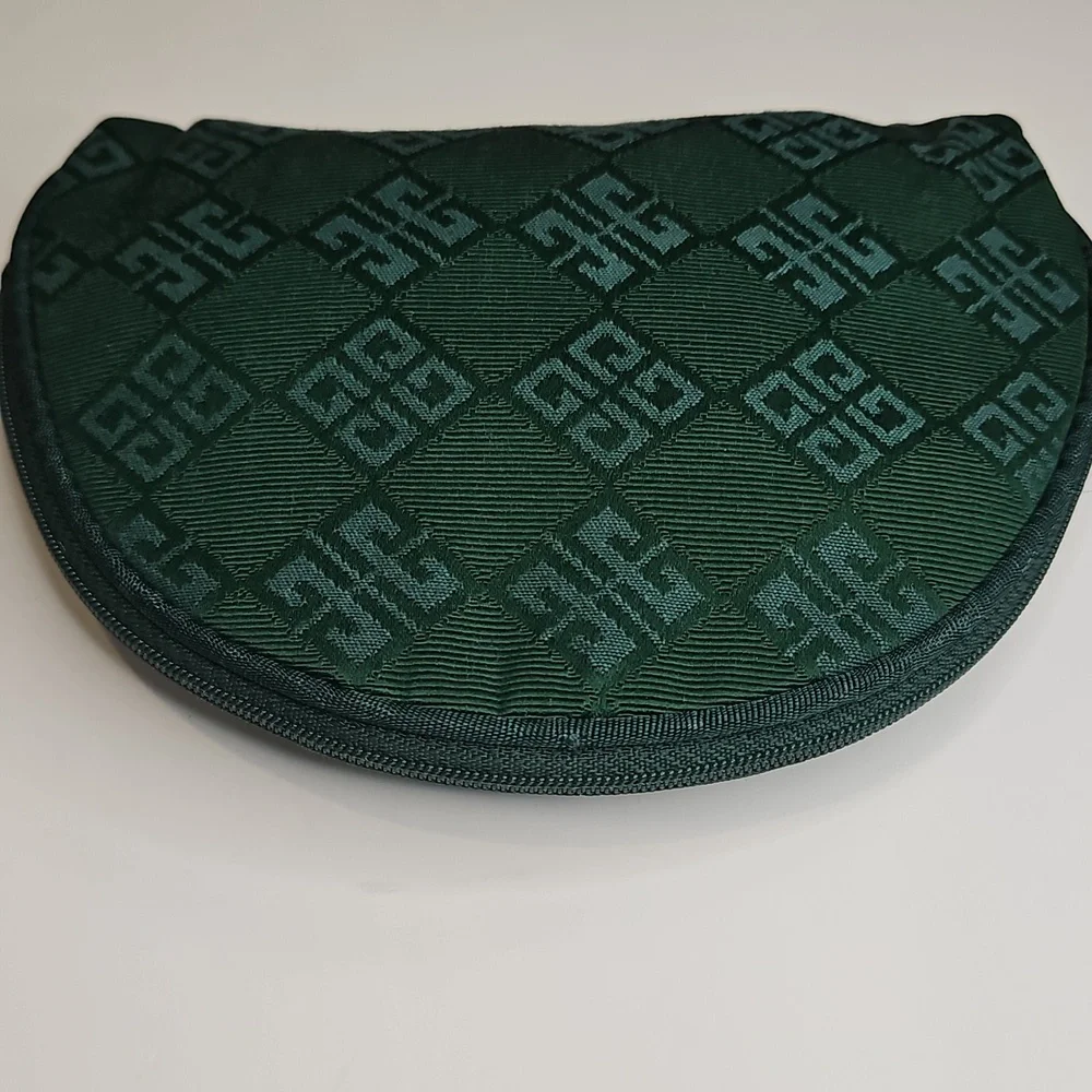Givenchy Amarige Green Fabric Cosmetic Pouch